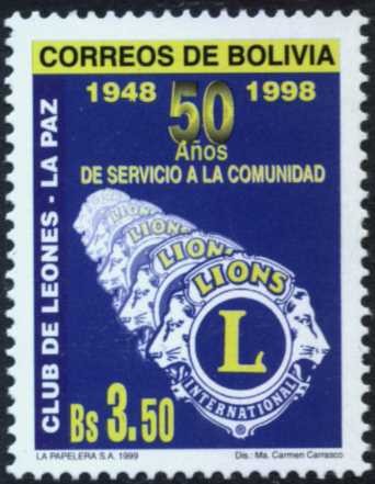 Club de Leones 50 años de servicio en la comunidad 1948-1998