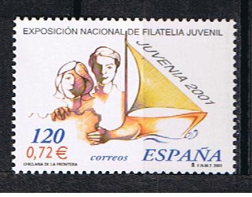 Edifil  3781  Exposición Nacional de Filatelia juvenil  JUVENIA 2001  
