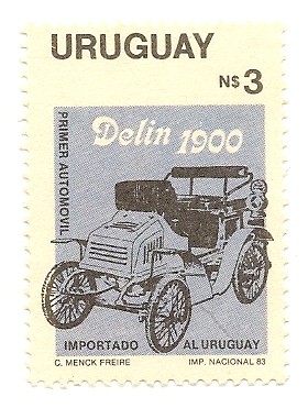 Primer Automovil Importado al Uruguay Delin 1900