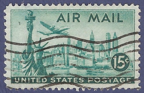 USA New York 15 airmail
