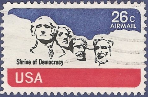 USA Shrine of Democracy 26 airmail