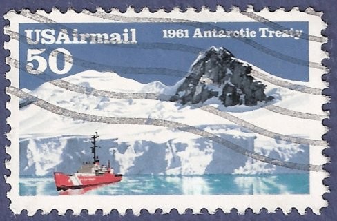 USA 1961 Antartic Treaty 50 airmail