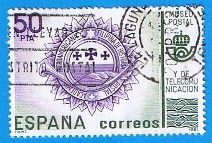 Museo Postal (Enblema de la Academia Iberoamericana y Filipina de Historia Postal ) (Reservado)