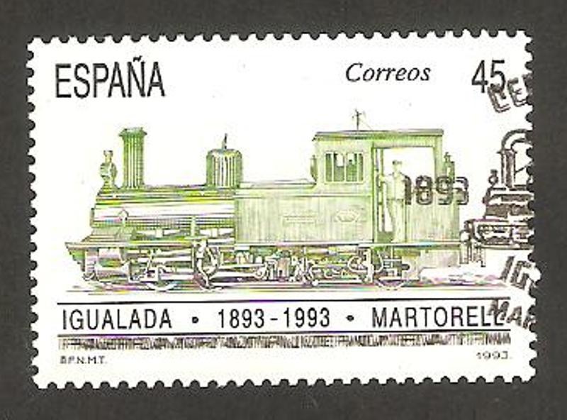 3265 - Centº del ferrocarril Igualada Martorell