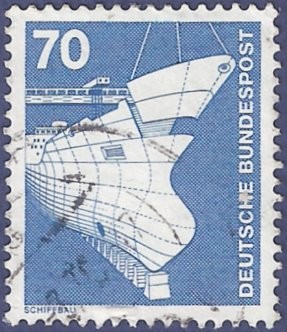 ALEMANIA Transportes barco schiffbau 70