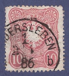 ALEMANIA Deutsche Reichs Post 10 pfennig