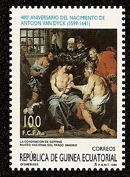 400 aniversº nacimiento de Van Dyck  - La coronación de espinas - El Prado
