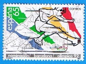 Nominacion de Barcelona como sede Olimpica 1992 ( Atletismo ) (reservado)