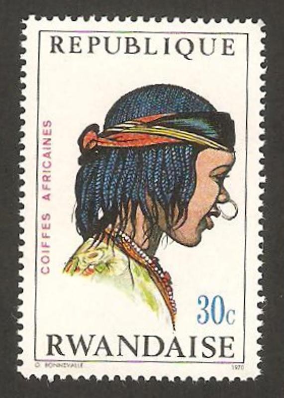 peinados africanos, mujer de toubou