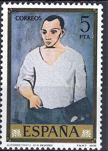 2482 Pablo Ruiz Picasso. Autoretrato.