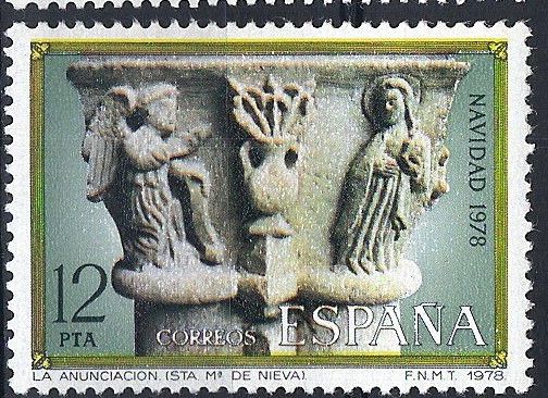 2492 Navidad 1978. Anunciación.  Sta. María de Nieva.