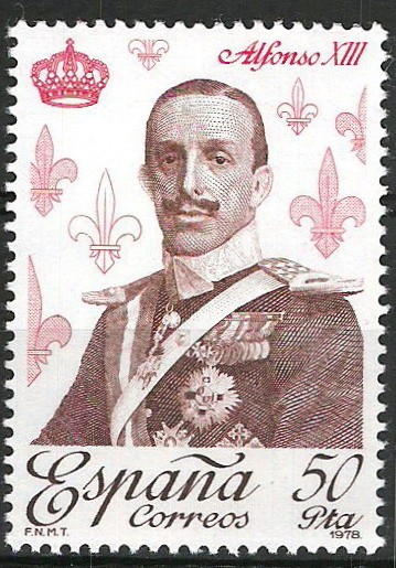 2504 Reyes de España. Casa Borbón. Alfonso XIII.
