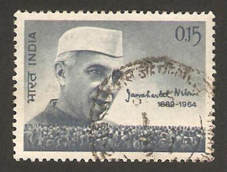 muerte de nehru, político