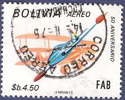 BOLIVIA Avión FAB 4.50