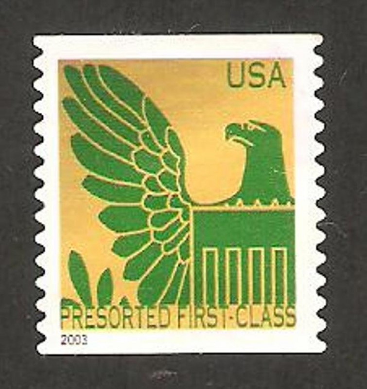 un águila verde
