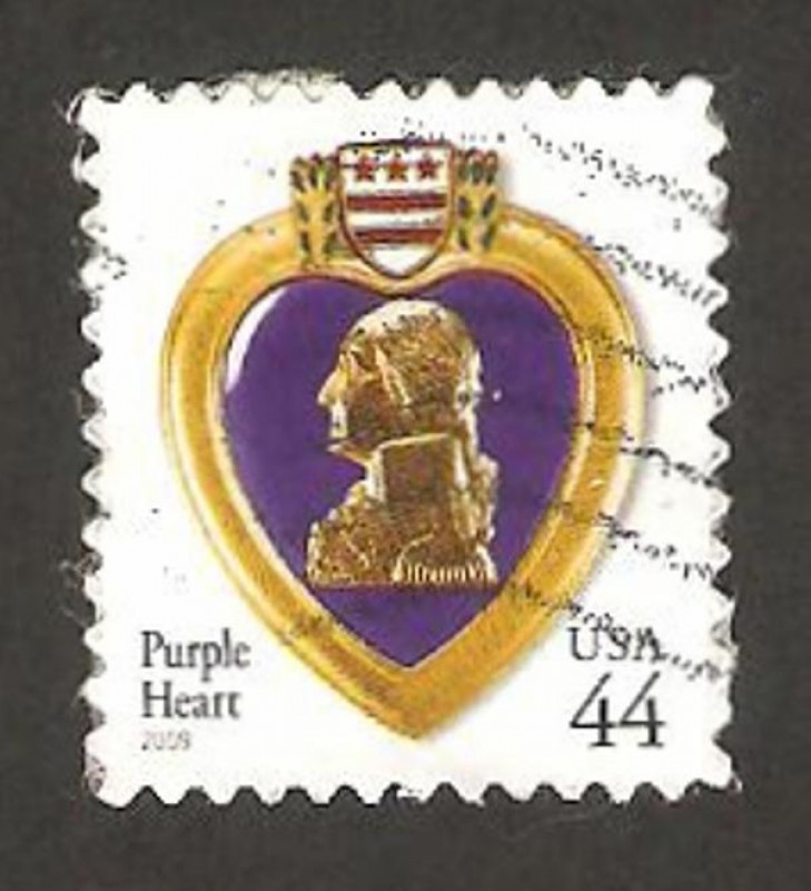 4154 - Condecoración militar, Corazón Púrpura, George Washington 