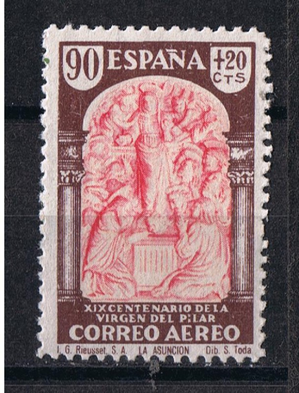 Edifil  908  XIX Cente. de la venida de la Virgen del Pilar a Zaragoza  