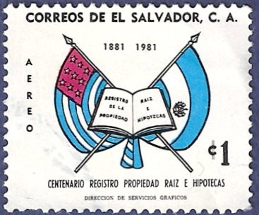 EL SALVADOR Registro de la propiedad 1 aéreo