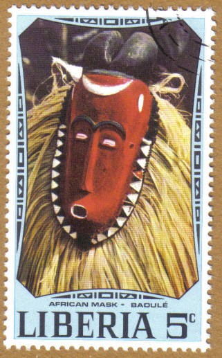 African Mask - BAOULE