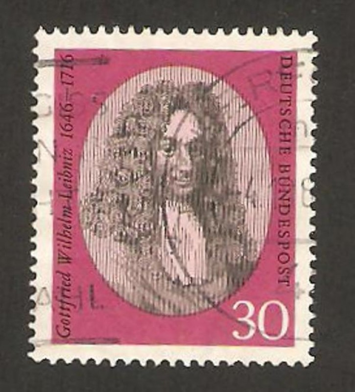 375 - 250 anivº de la muerte del filosofo gottfried wilhelm leibniz