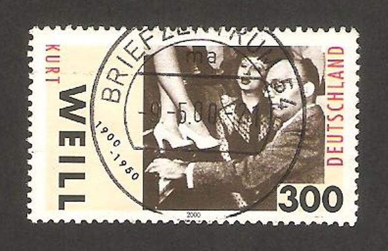 1932 - Centº del nacimiento del compositor Kurt Weill