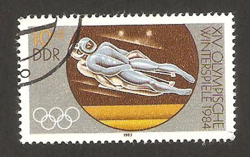 2478 - Olimpiadas de invierno en sarajevo 1984, trineo