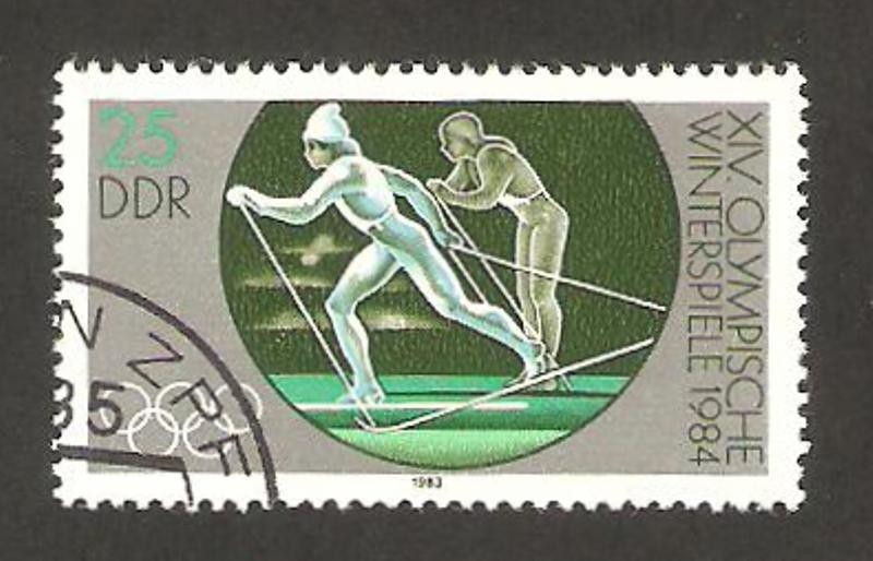 2480 - Olimpiadas de invierno en Sarajevo 1984, esquí