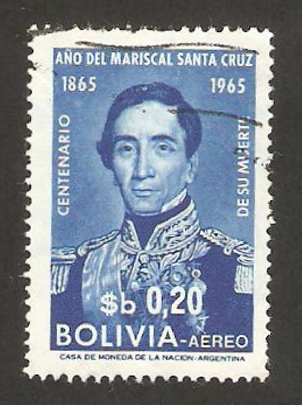 Centº de la muerte del mariscal Santa Cr