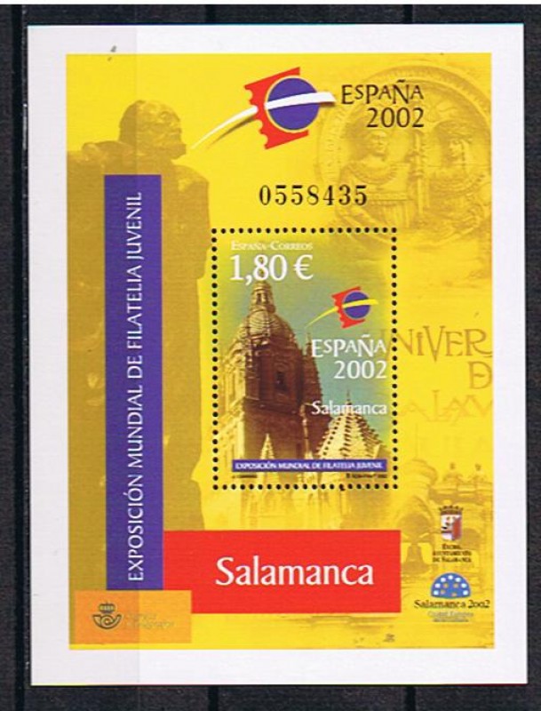 Edifil  SH 3878  Esposición Mundial de Filatelia Juvenil España 2002.  