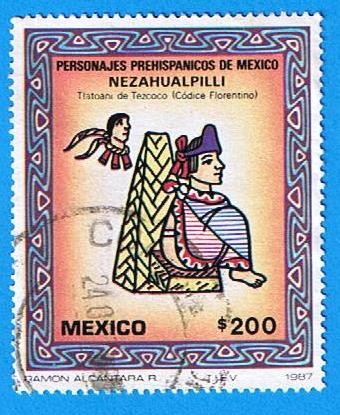 Personajes Prehispanicos de Mexico (Nezahualpilli )