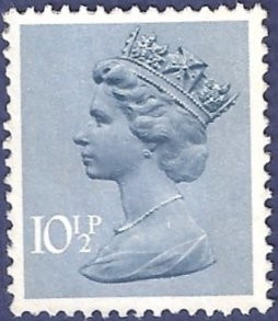 UK QEII 10,50 azul
