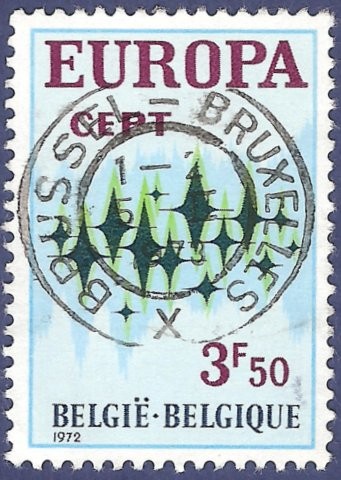 BÉLGICA Europa CEPT 1972 3,50 (1)