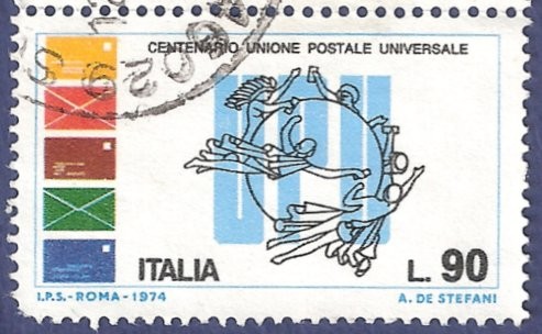 ITA Centenario Unione Postale Universale 90 (1)