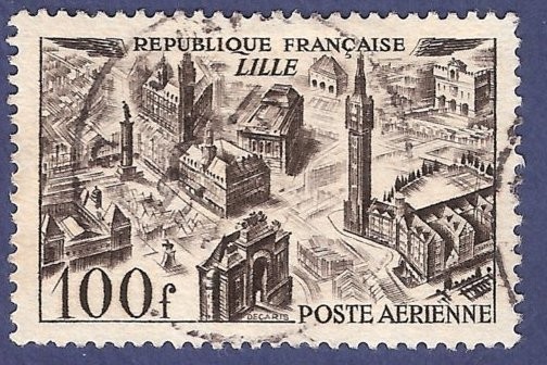 FRA Yvert 24 Aérien Lille 100 aéreo