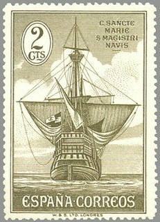 ESPANA 1930 532 Barcos España: Carabela Santa Maria NUEVO