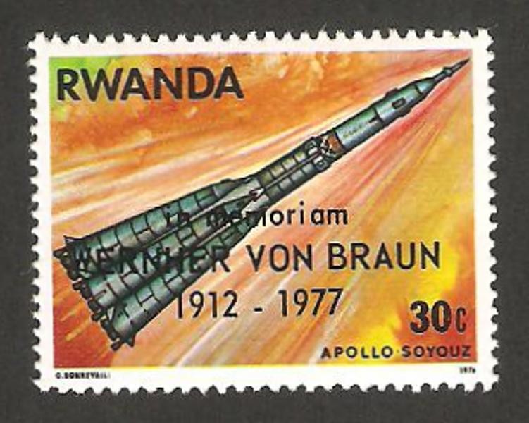 cooperación espacial USA-URSS, en memoria de wernher von braun, despegue del apolo soyouz