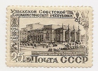 Opera  (25° Aniversario  de Uzbek SSR.