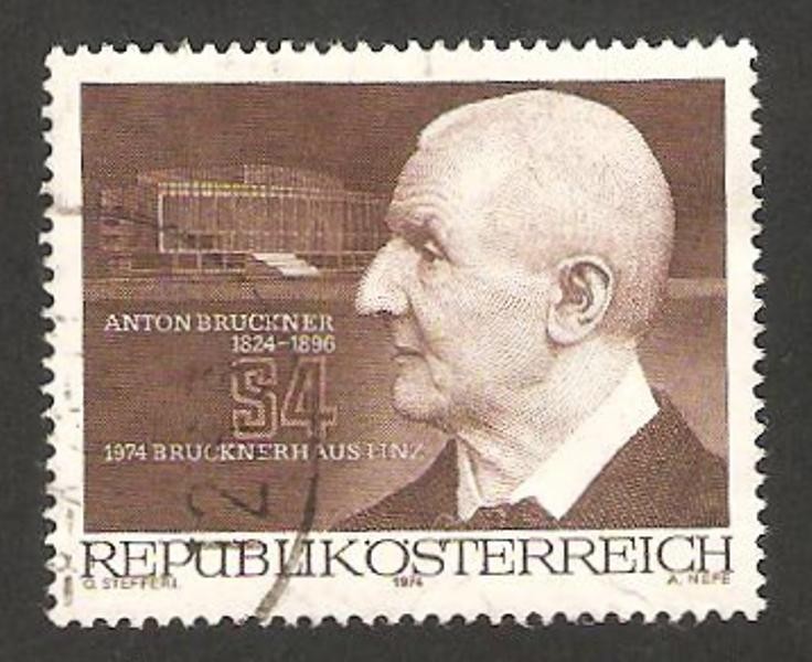 inauguración del centro anton bruckner, compositor