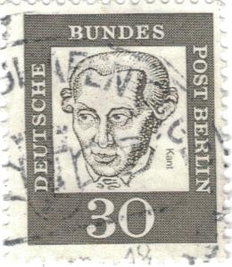 ALEMANIA 1961 (M354) Bundesrepublik Kant 30