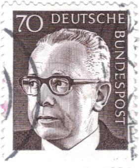ALEMANIA 1970 (Y513) Presidente G.Heinemann. Alemania Federal (DBP) 70