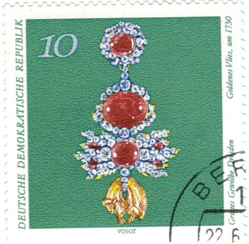 ALEMANIA 1971 Grunes Gewolbe, Dresden: Goldenes Vlies 10