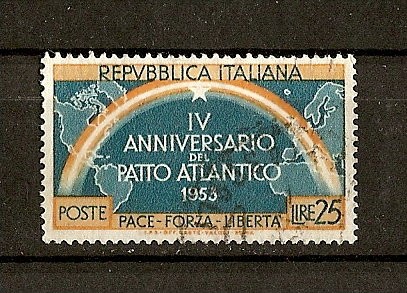 Conmemoracion del cuarto aniversario de la firma del Pacto Atlantico