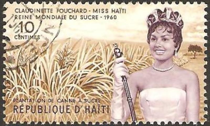 claudinette forchard,  reina mundial del azúcar 1960