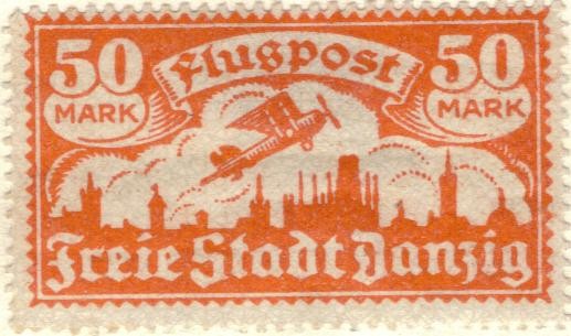 ALEMANIA 1921 (Y12) Dantzig 50