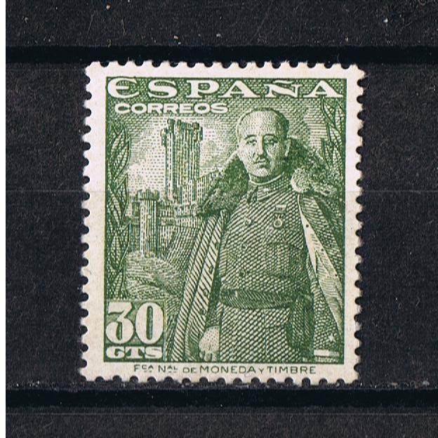 Edifil  1025  General Franco y castillo de la Mota   