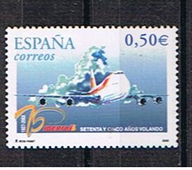 Edifil  3908  75º Aniver. del primer vuelo de Iberia  