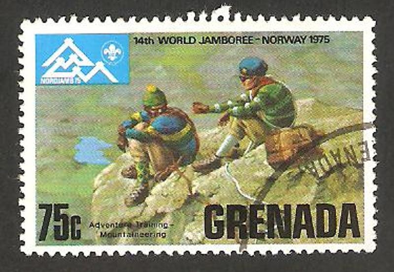 14º encuentro mundial Noruega 1975, ascensión a la montaña