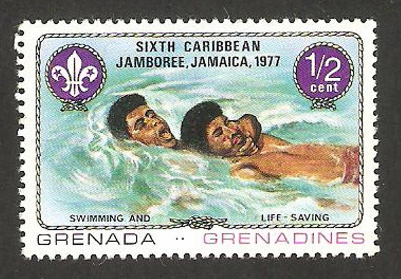 6º encuentro en el caribe Jamaica 1977, natación y salvamento