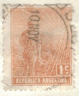 ARGENTINA 1911 (168) Labrador 1c