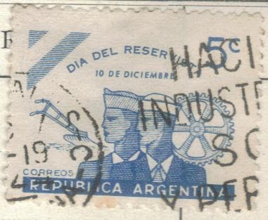 ARGENTINA 1944 (MT446) 1 Dia del Reservista 5c